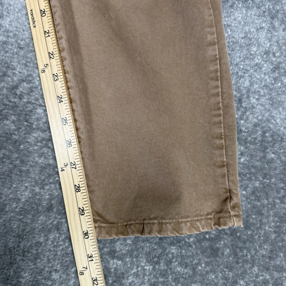 Vintage Banana Republic Pants Men's 33R Brown Straight Leg Button‎ Fly Greece